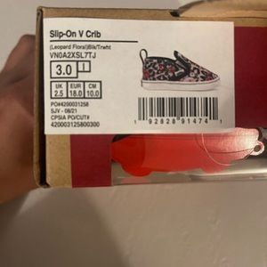 Baby Girl Floral Vans